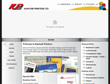 Tablet Screenshot of kanturkprinters.ie
